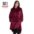 Snuggs Blanket Hoodie Dark Red